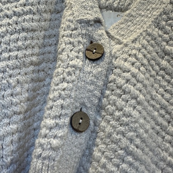 Free People White Sleeveless Cardigan – Size L – NWT - Picture 8 of 8